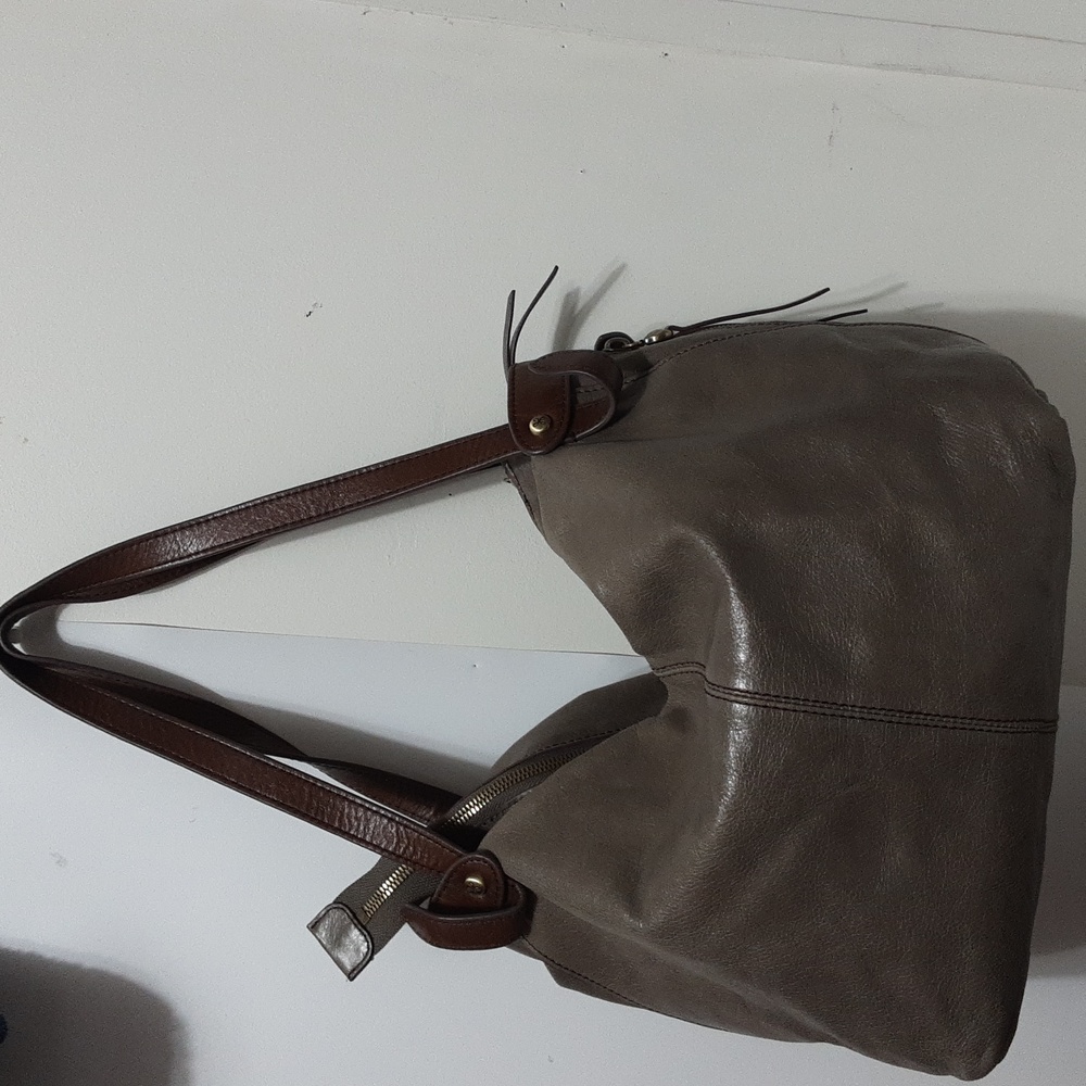 HOBO International Greenish Brown Slouch Shoulderbag‎